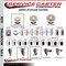 Service Caster 3'' Nylon Swivel 1-3/4'' Expanding Stem Caster with Brake SCC-EX20S314-NYS-TLB-134 - alternate 3